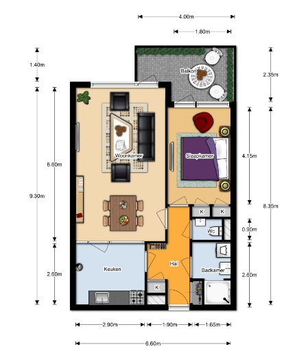 2 Kamer Appartement Nachtwachtlaan te Amsterdam | Point4Rent 2 Kamer Appartement Nachtwachtlaan te Amsterdam | Point4Rent